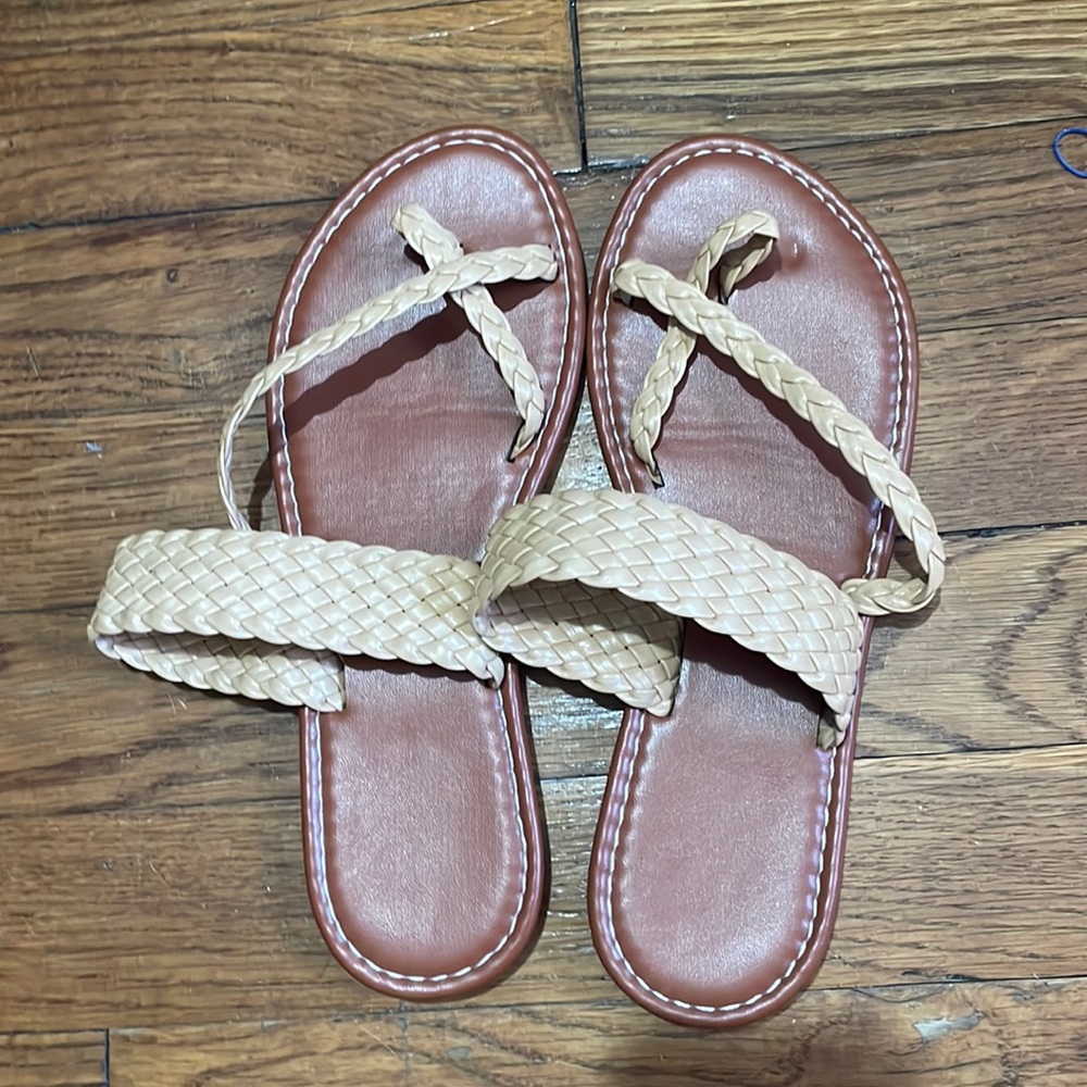 Tan sandals